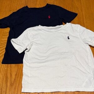 Ralph Lauren Baby Tees in Navy and White Size 24 Months!